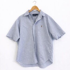 Ralph Lauren Classic Fit Striped Button Down Shirt XXL